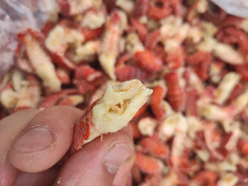 无冰衣龙虾尾，虾尾肉质饱满，质量有保证龙虾球