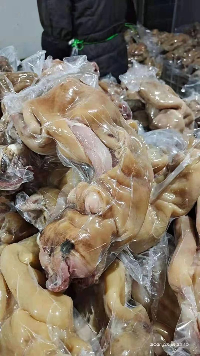 火烧去毛带骨牛蹄手加工作制作保质保量一手货源
