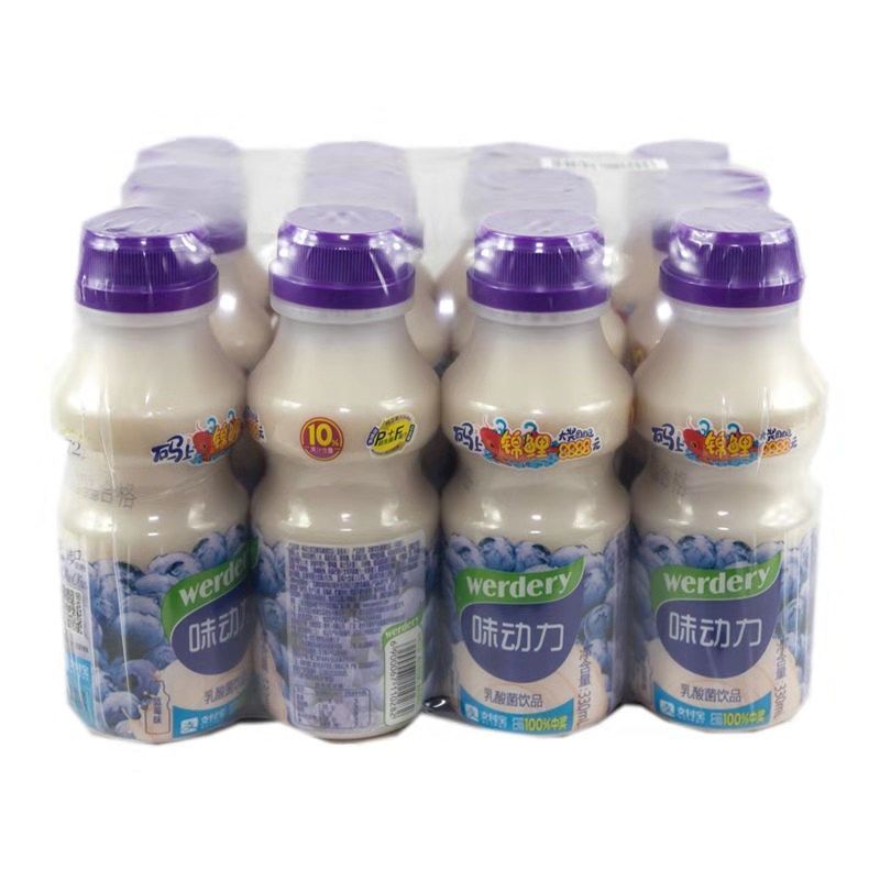 均瑶味动力乳酸菌饮330ml*12瓶酸奶整箱营养儿童早餐