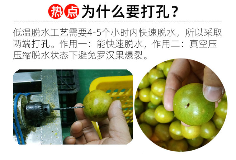 黄金罗汉果低温脱水工艺广西桂林永福特产批发