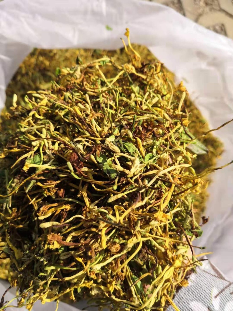 金银花野生金银花无硫磺花100g罐一级花