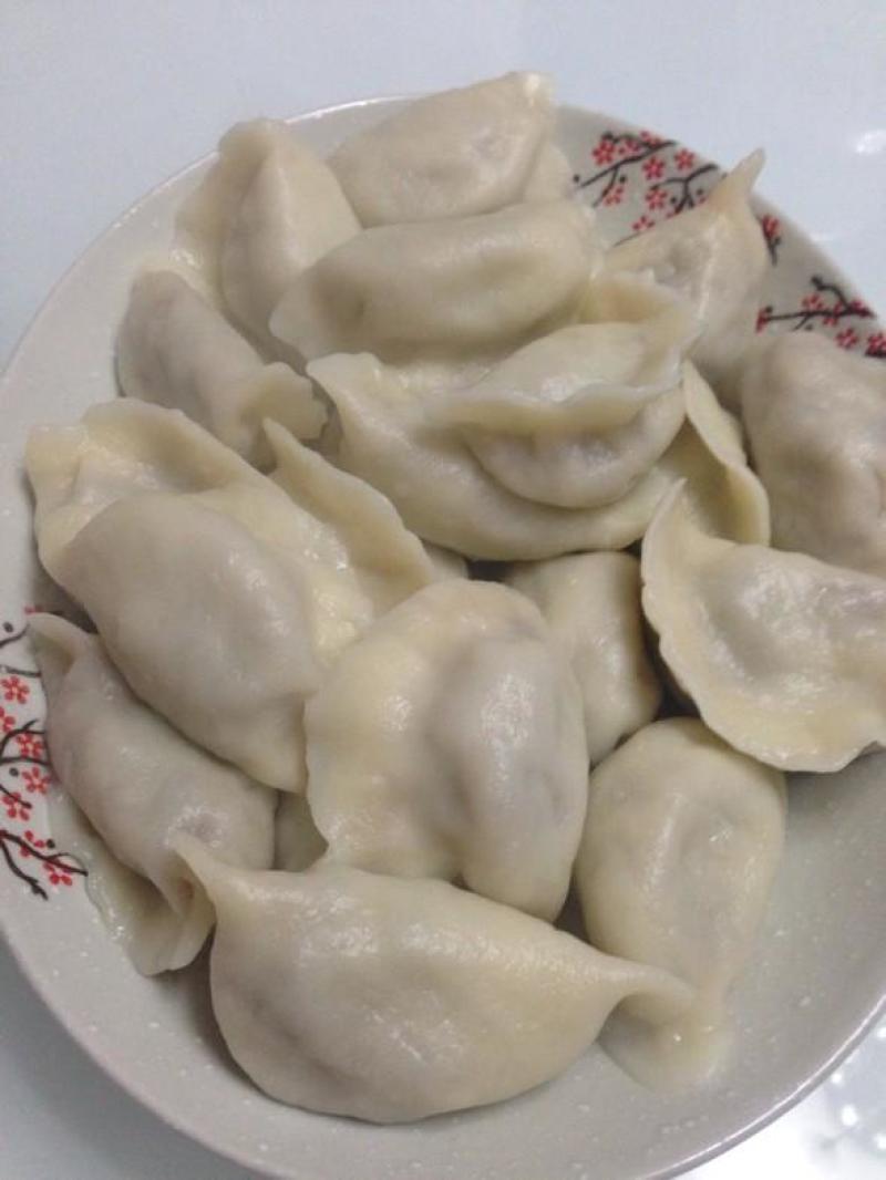 水饺，晶莹剔透非常好吃牛肉馅的