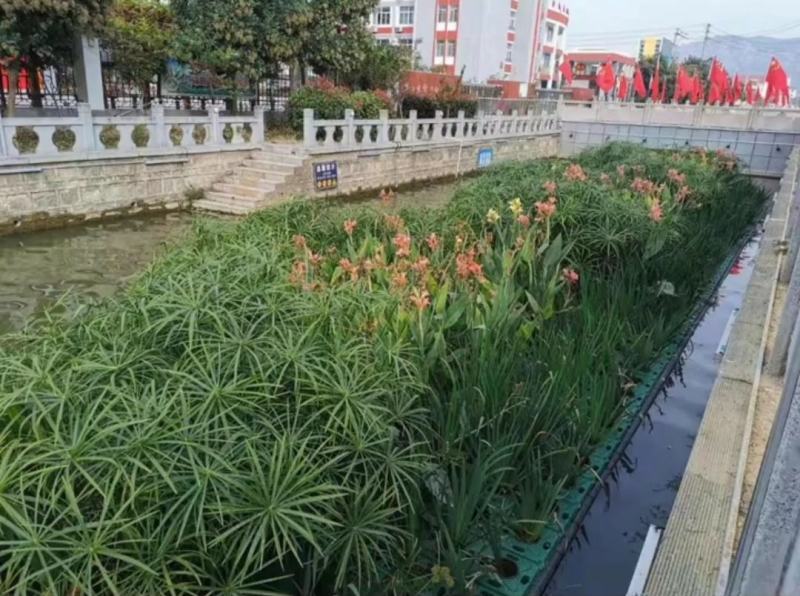 人工浮岛种植浮床组装生态浮岛景观净化水质