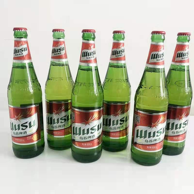 新疆直发红乌苏啤酒，疆内夺命大乌苏啤酒620ml6瓶包邮