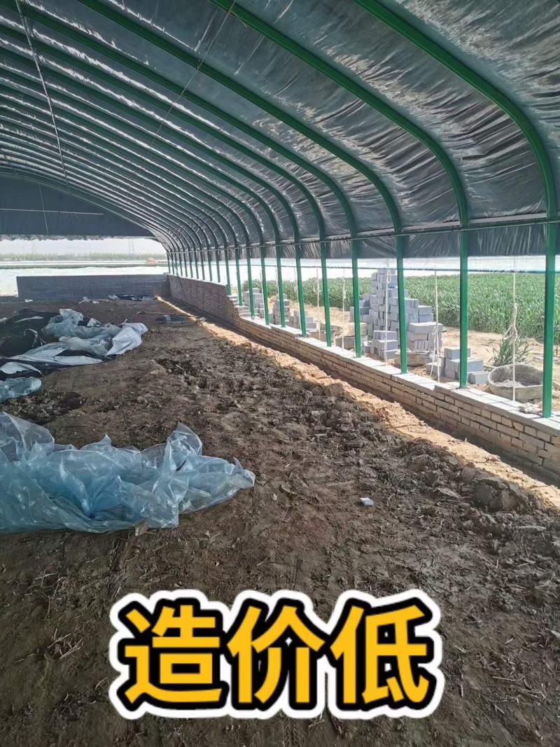 新型养殖大棚包塑管养牛棚热镀锌管养羊棚全国发货