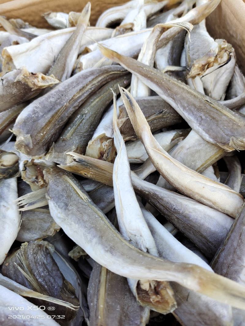 红头棍又名红娘子鱼去头带皮，八成干度，肉质紧实