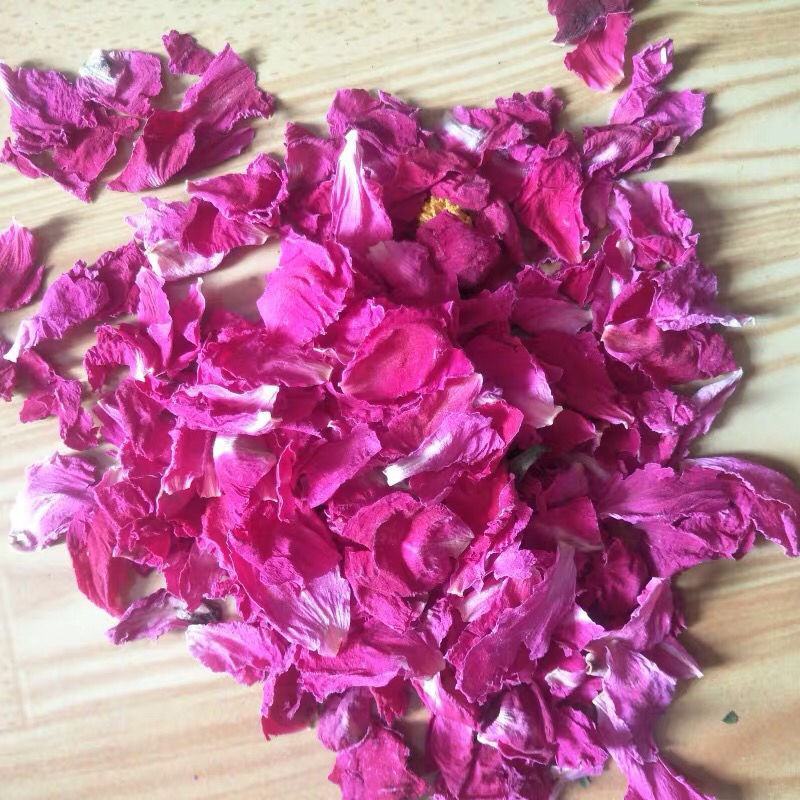 芍药花茶红芍花瓣白芍花美白美容红润肌肤可泡澡足浴