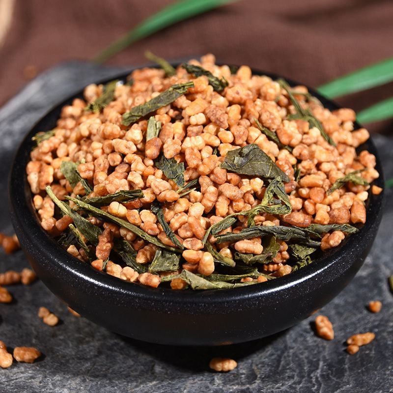 玄米茶糙米茶玄米绿茶玄米粒花茶日式寿司玄米茶