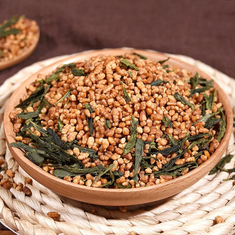 玄米茶糙米茶玄米绿茶玄米粒花茶日式寿司玄米茶