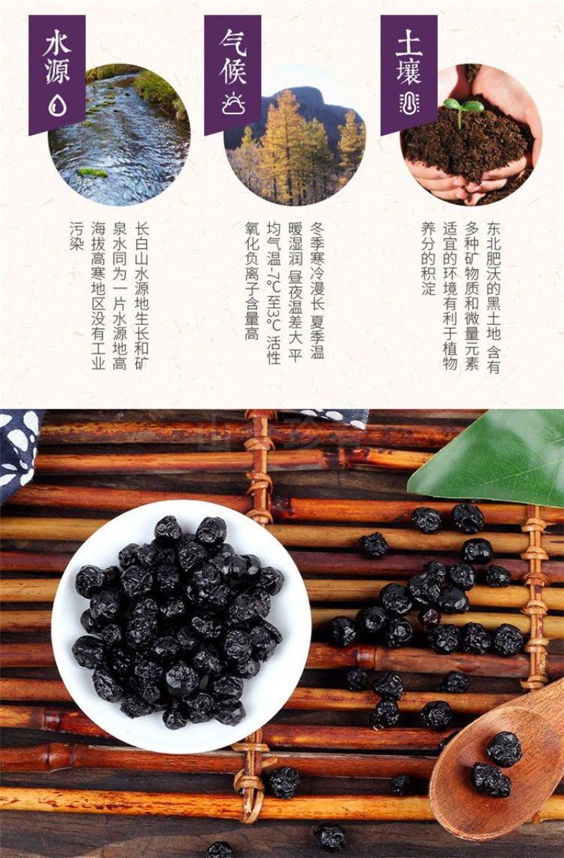 【产地直发】蓝莓干长白山蓝莓果干果脯蜜饯零食整箱超值包邮