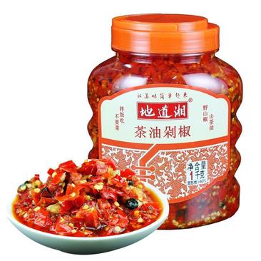 湖南特产1000g豆鼓茶油剁椒蒜蓉味大瓶装18元/斤