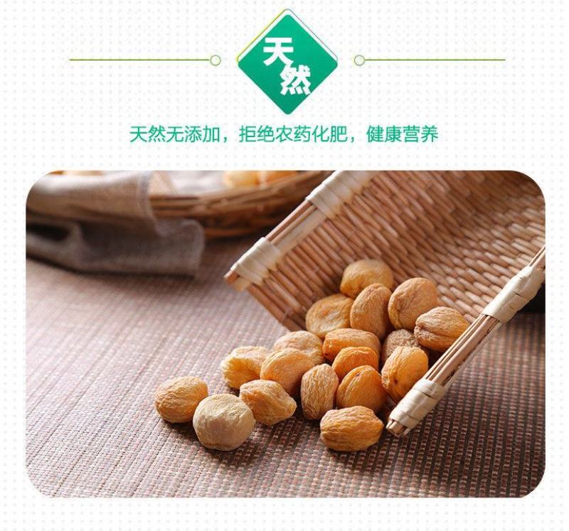 新疆2023新货特级库车小白杏干天然无添加树上杏干包邮