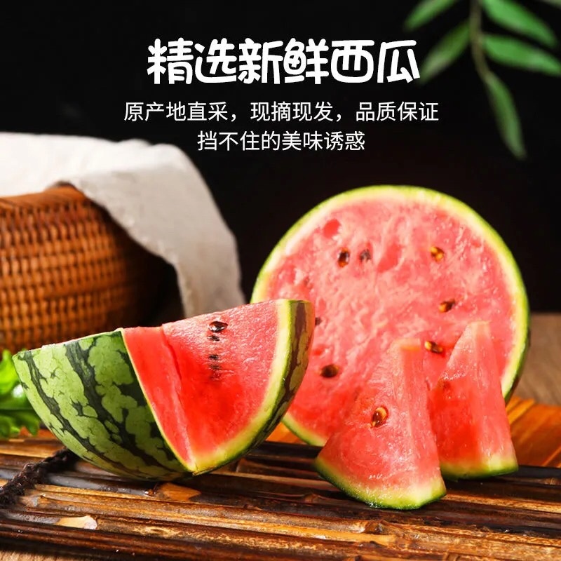 西瓜火山小西瓜山东寿光3.5-4.5斤一件代发