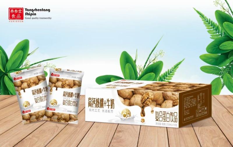 养参堂食品一个山®原麦早餐高钙核桃+牛奶，复合蛋白饮品