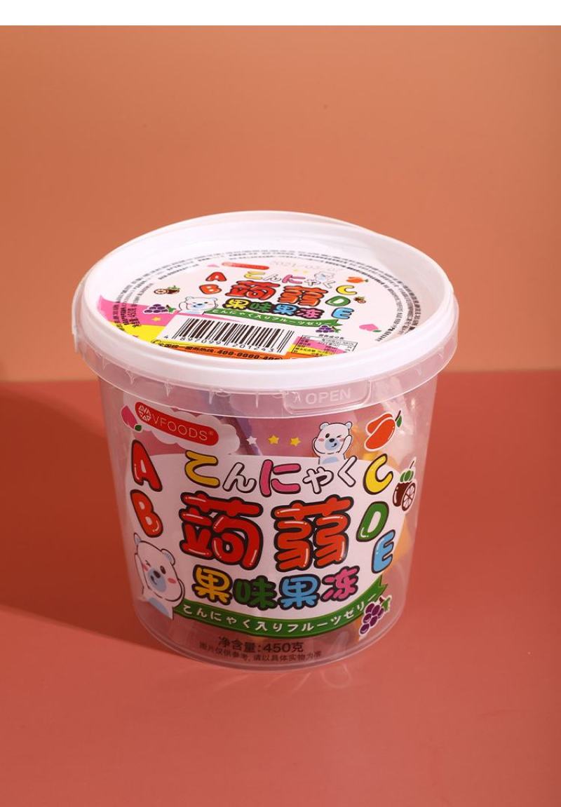 450g蒟蒻果冻，综合口味，厂家直供，招区域代理