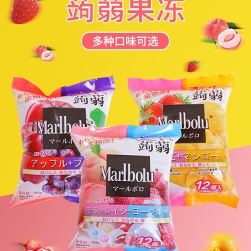 192g蒟蒻果冻，水果口味，全国招代理商