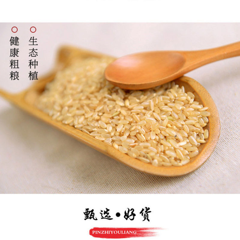 糙米杂粮米粗粮胚芽糙米饭五谷杂粮饭健身餐糟米东北糙米包邮