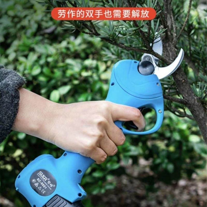 舒畅电动修枝剪刀充电式园林修枝剪果树果枝剪修枝电剪子