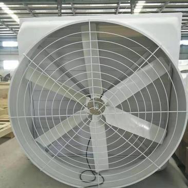 养殖场大棚自动化温控降温负压风机水帘墙玻璃钢镀锌板冷风机