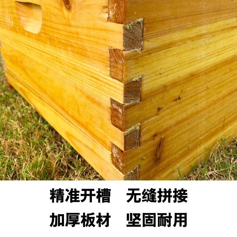 蜂箱全套蜜蜂箱巢框标准10框土蜂箱煮蜡意蜂中蜂蜂桶养蜂工