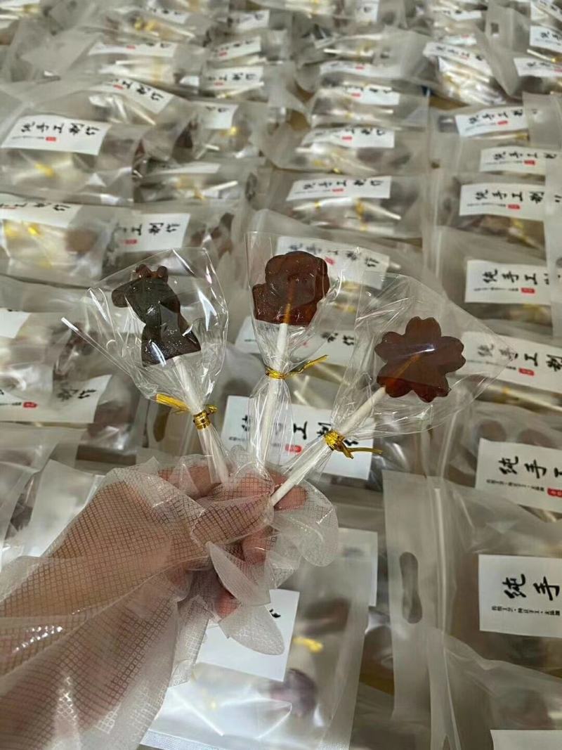 水果梨子苹果梨膏棒棒糖