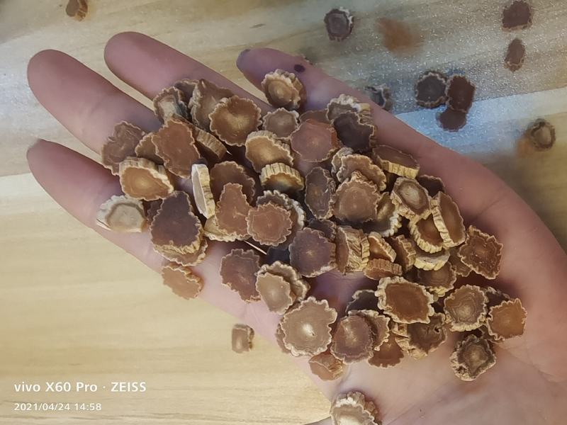 长白山纯自己手工切无糖红参片，产地批发，保质保量