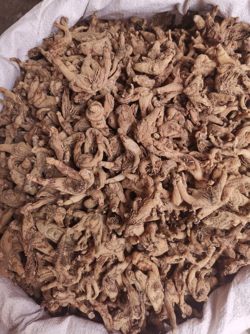 优质紫花三叉白芨统个切片货干无硫量大从优产地直销