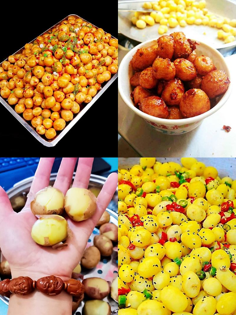 专业迷你黄心小土豆供应，常年基地培育鲜货供应，小吃食品