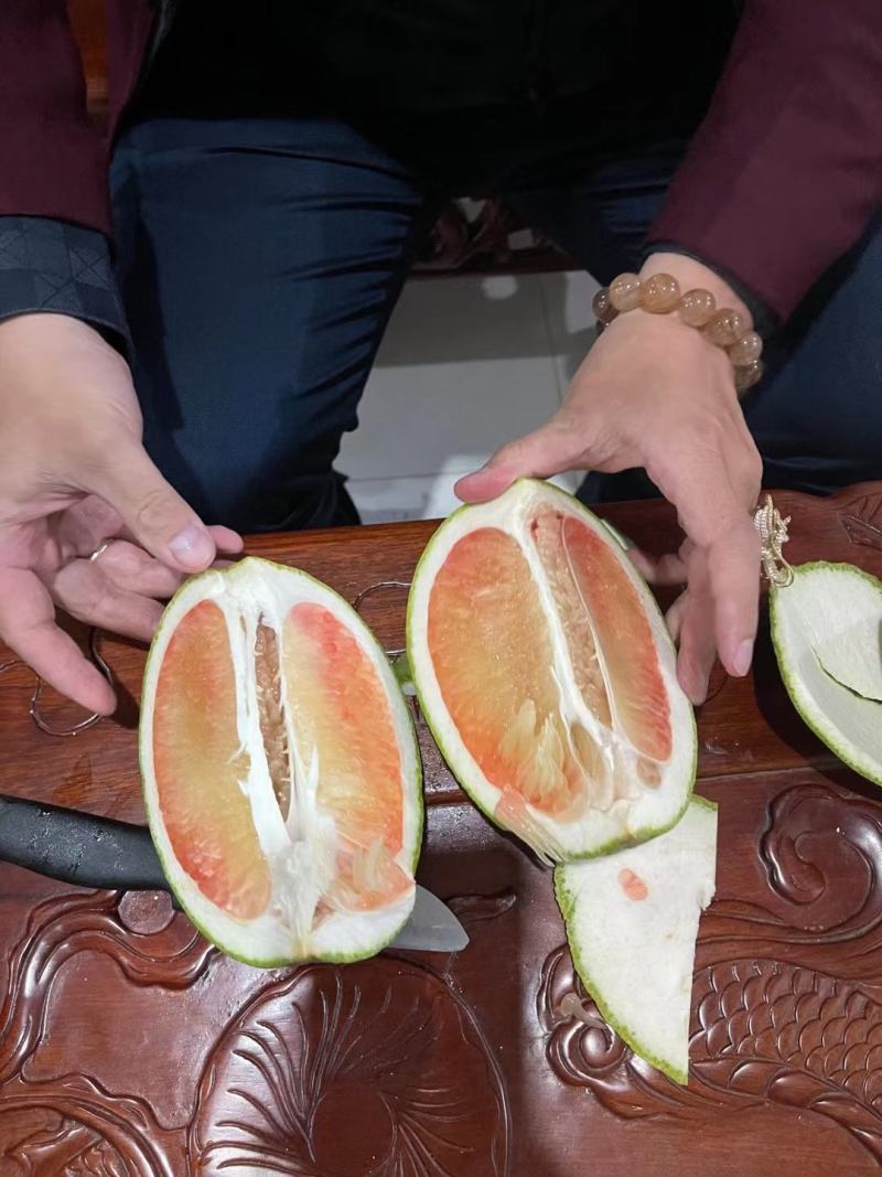 越南进口红心青皮红心柚产地一手货源直销批发