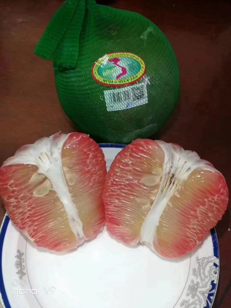 越南进口红心青皮红心柚产地一手货源直销批发