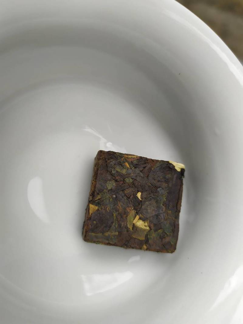 糯香普洱茶熟茶小方砖云南普洱茶林老根古茶帮造茶坊糯香普洱