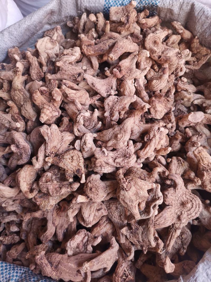 优质紫花三叉白芨统个切片货干无硫量大从优产地直销