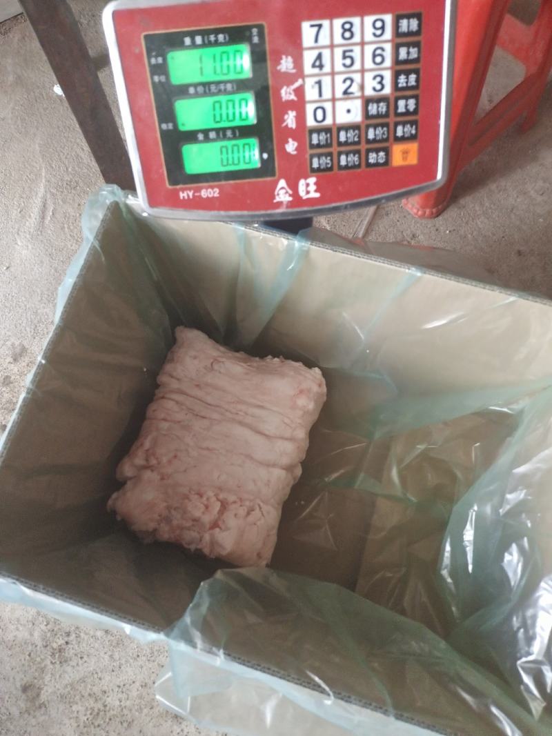 每天屠宰场，市场260斤打上的三杂，土黑猪板油