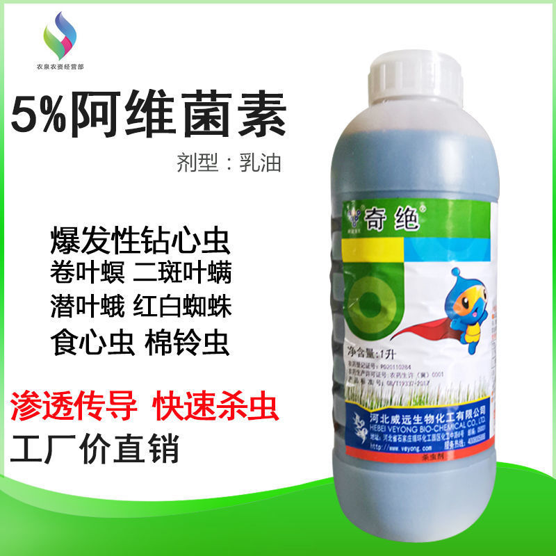 阿维菌素稻纵卷叶螟二斑叶螨水稻爆发性钻心虫杀虫剂
