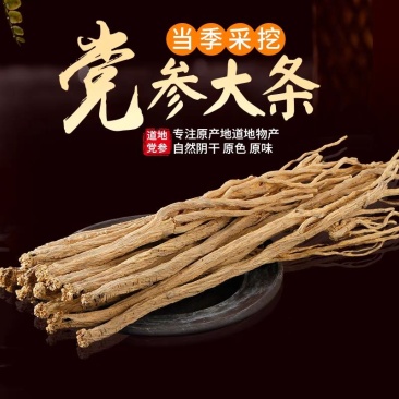 甘肃党参产地直发党参条无硫党参大条党参无硫
