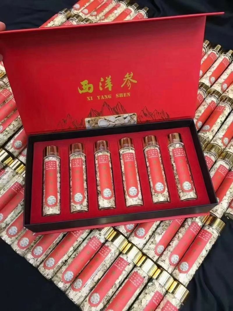 【优选】东北长白山西洋参片礼盒一手货源原产地批发