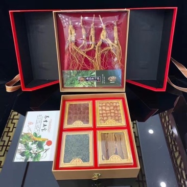 包邮长白山林下参礼盒三宝四宝五宝礼盒一手货源批发