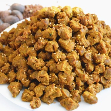 吉百兴豆制品香辣牛肉粒(沙爹味,香辣味)200克真空包装