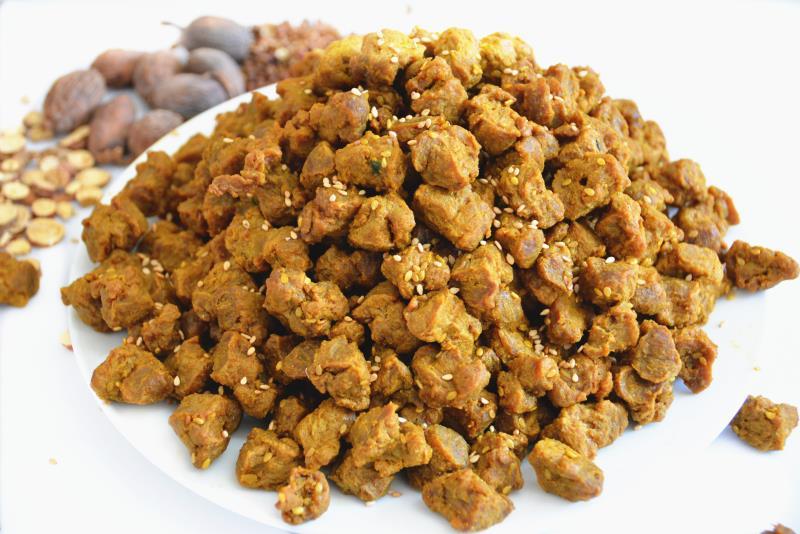 吉百兴豆制品香辣牛肉粒（沙爹味，香辣味）200克真空包装