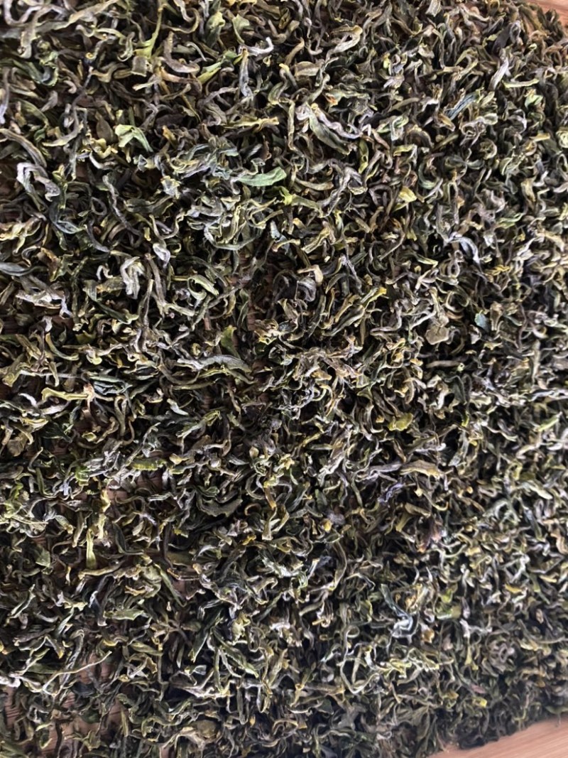 【带虫孔的茶叶】没有喷洒农药，纯日照，品之嘉绿茶