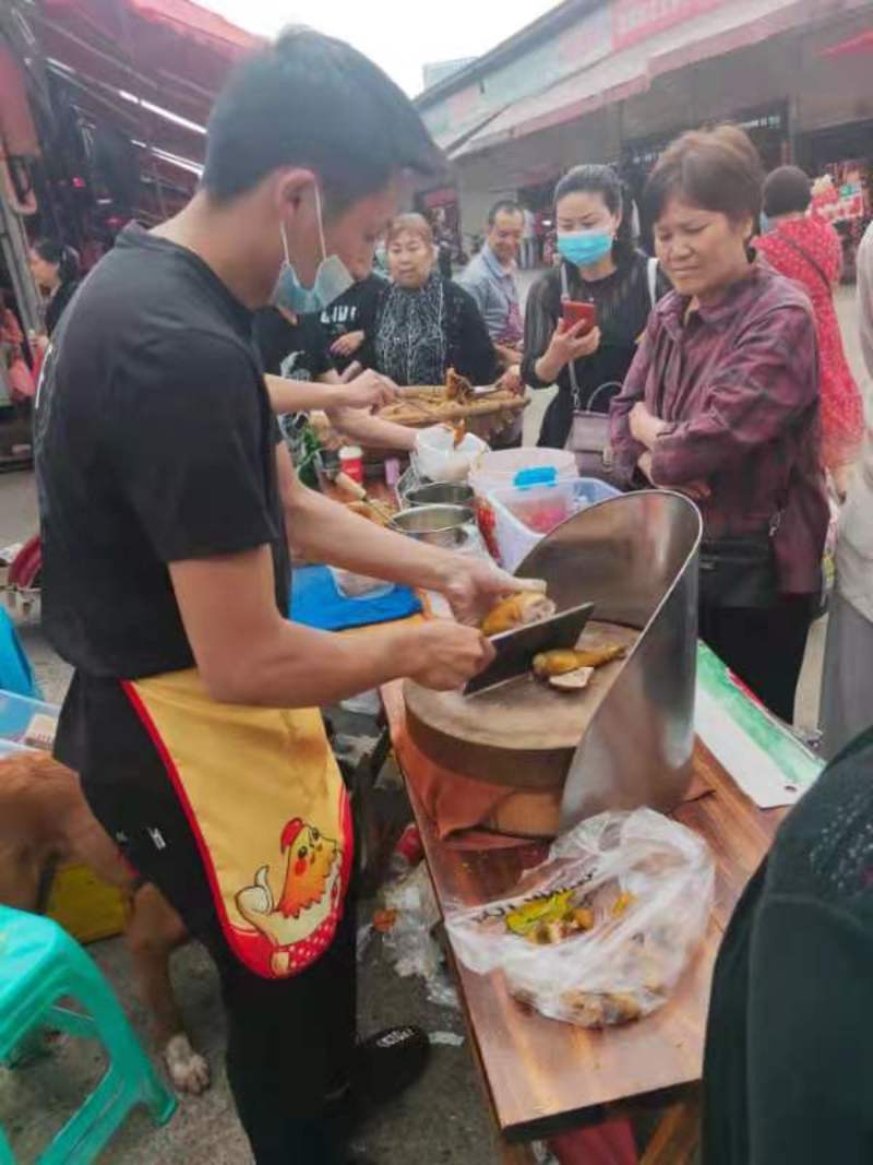 盐焗鸡腿批发摆地摊展会景区外卖餐馆卤菜店酒店一手货源厂家