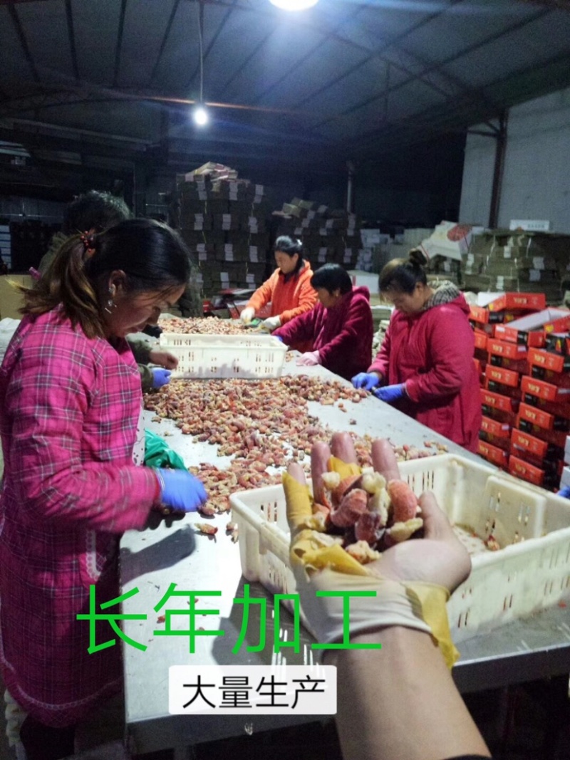 龙虾尾加工厂承接对外刨冰业务，对接社团超市对外代工