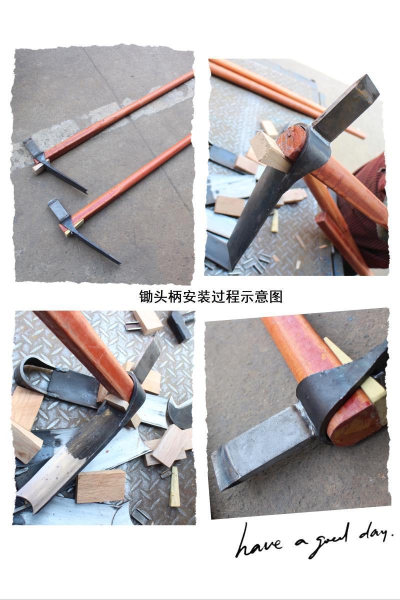 挖笋专用锄头65锰钢焊接弹簧钢锻打笋锄斧农具两用砍笋