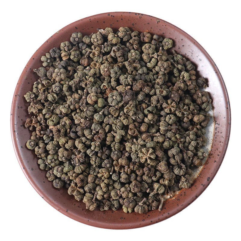 吴茱萸中药材野生江西新货茱萸粉中花绿吴萸无硫小花吴茱萸