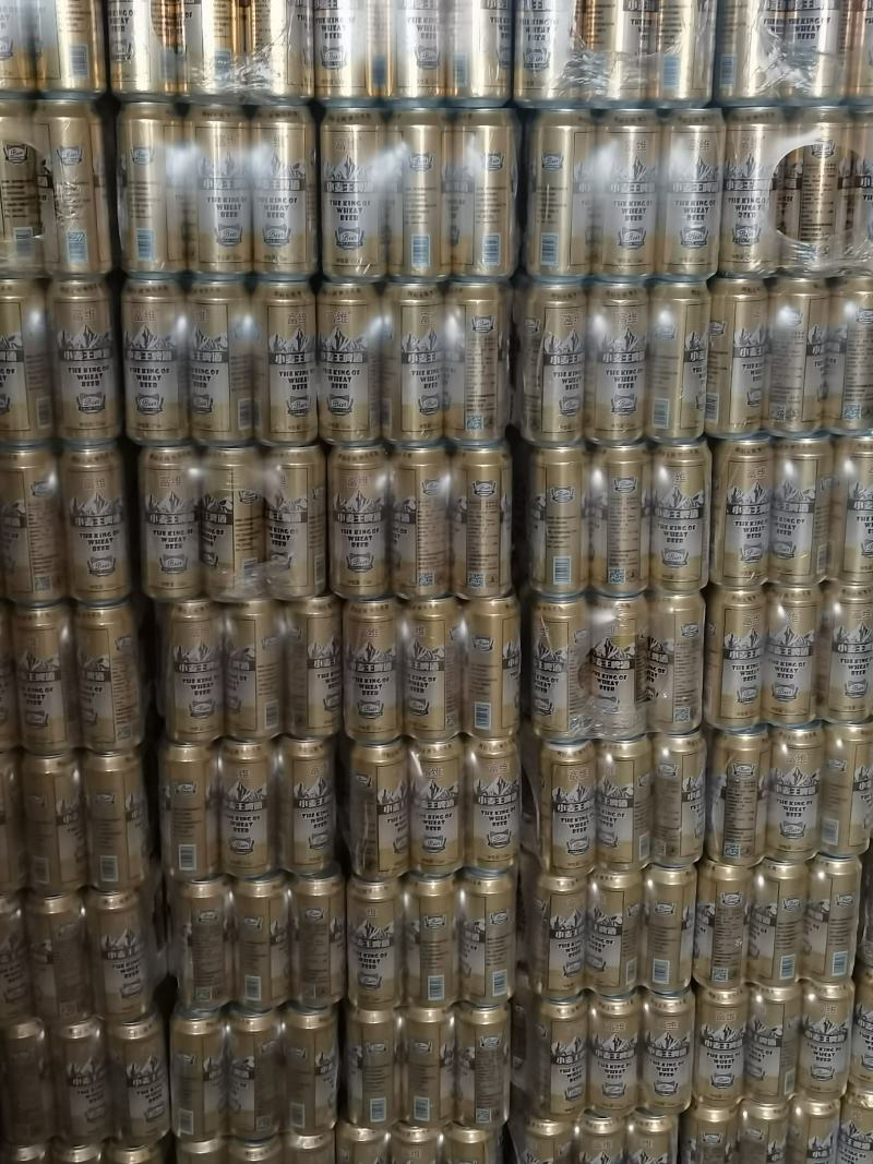 厂家直供听装富维纯生啤酒夜场小麦王啤酒500ml批发