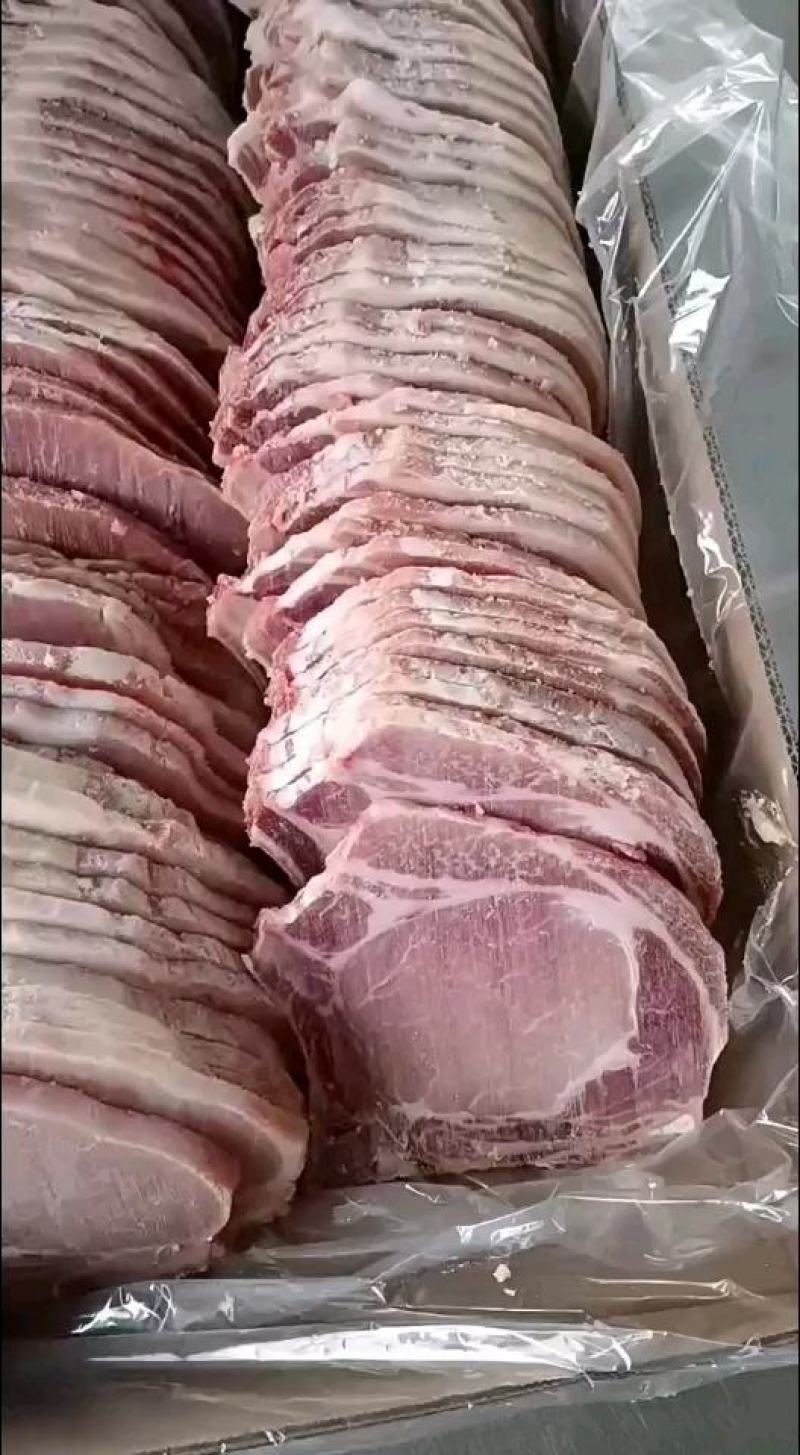 大排片瘦肉片食堂快餐专用猪肉片排骨片精修大排切片