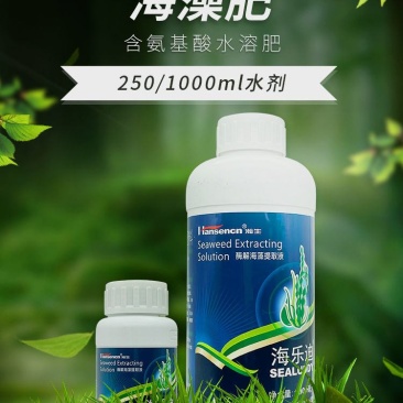 瀚生海乐迪酶解海藻提取液蕃茄辣椒黄瓜保花保果控旺全营养肥
