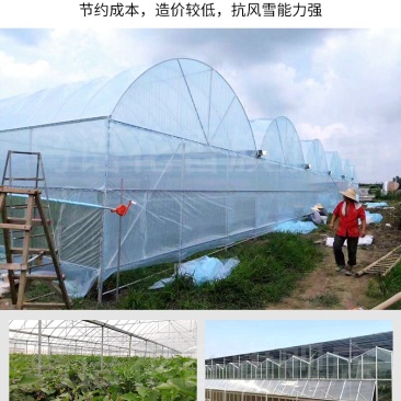 温室骨架蔬菜花卉联栋温室骨架工厂生产商养殖可定制镀锌温室