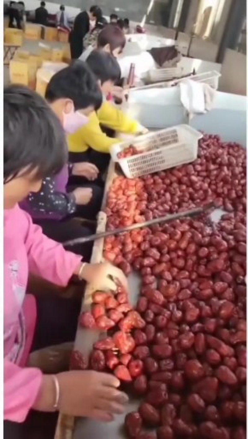 厂家批发人工去核枣，去核灰枣一手货源，