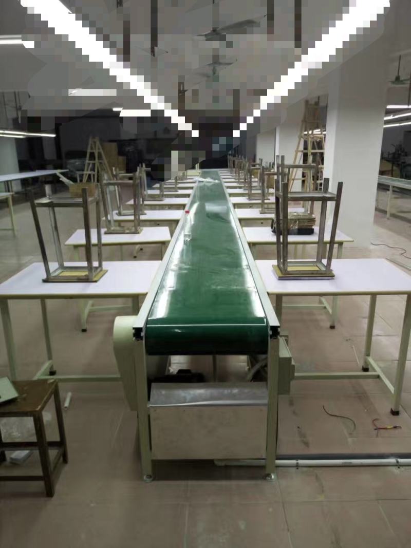 产品打包流水线工作包装传送带
